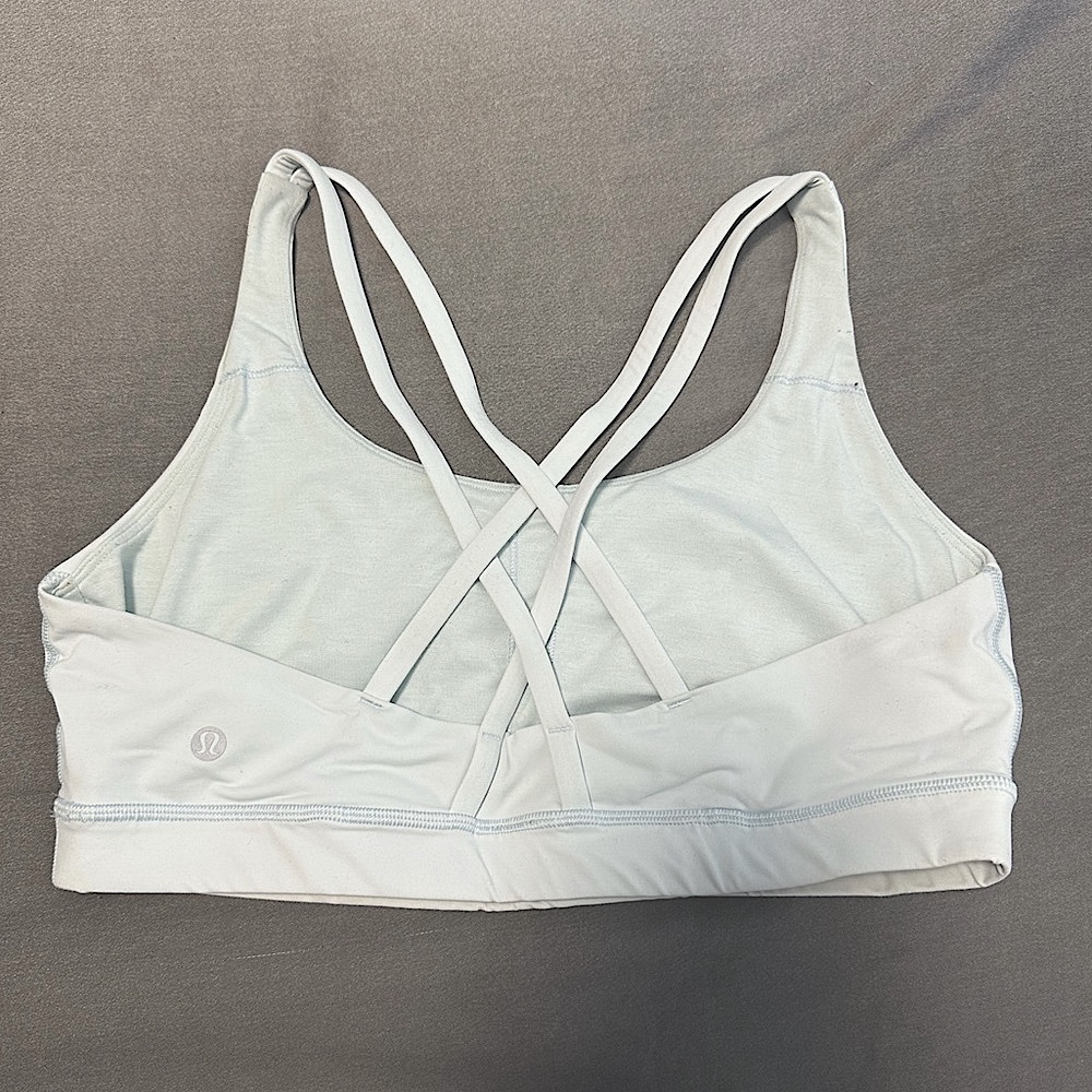Lululemon Blue Crisscross Sports Bra